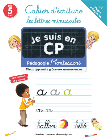 Cahier d'écriture : les lettres minuscules Pages effaçables 1