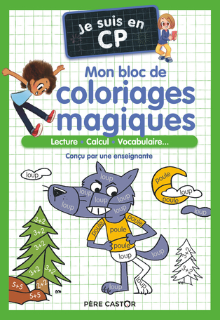 Mon bloc de coloriages magiques - CP