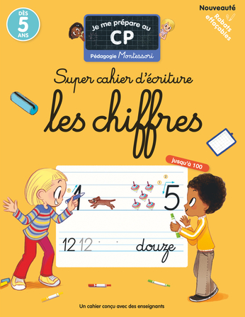 Super cahier d'écriture : les chiffres